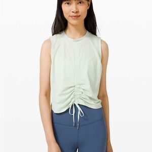 Lululemon Cinch Me Up Front Tank - Size 6 - Springtime